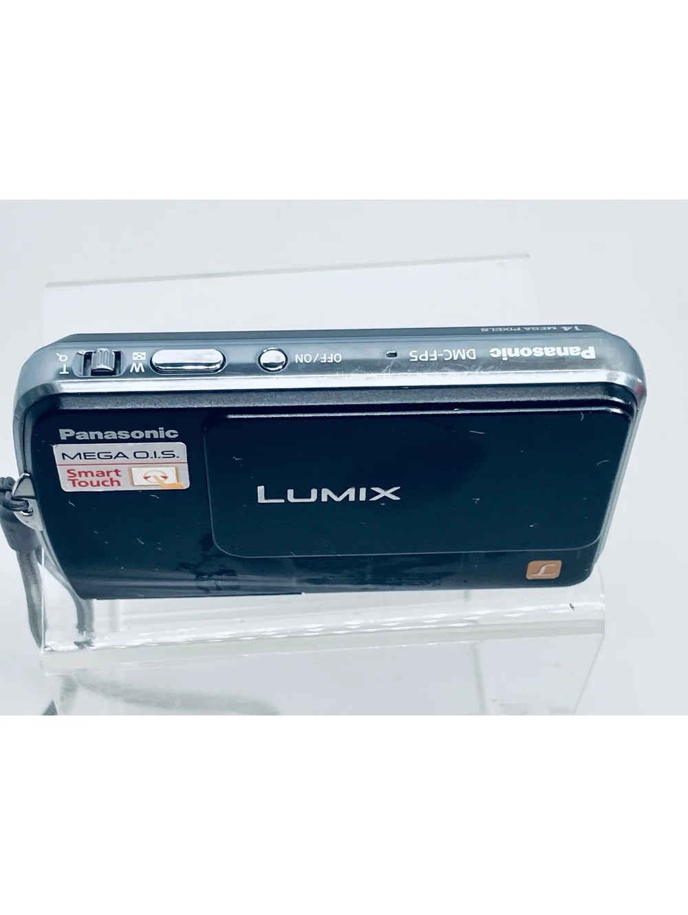 Panasonic Lumix DMC-FP5 Digital Camera 14 Mega Pixels Black Untested No cord